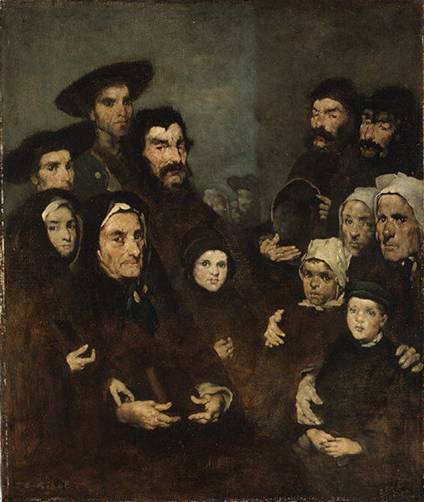 Breton Fishermen and Their Families ca. 1870  by Augustin-Theodule Ribot   1823-1891  The Metropolitan Museum of Art  New York  NY 47.187.736